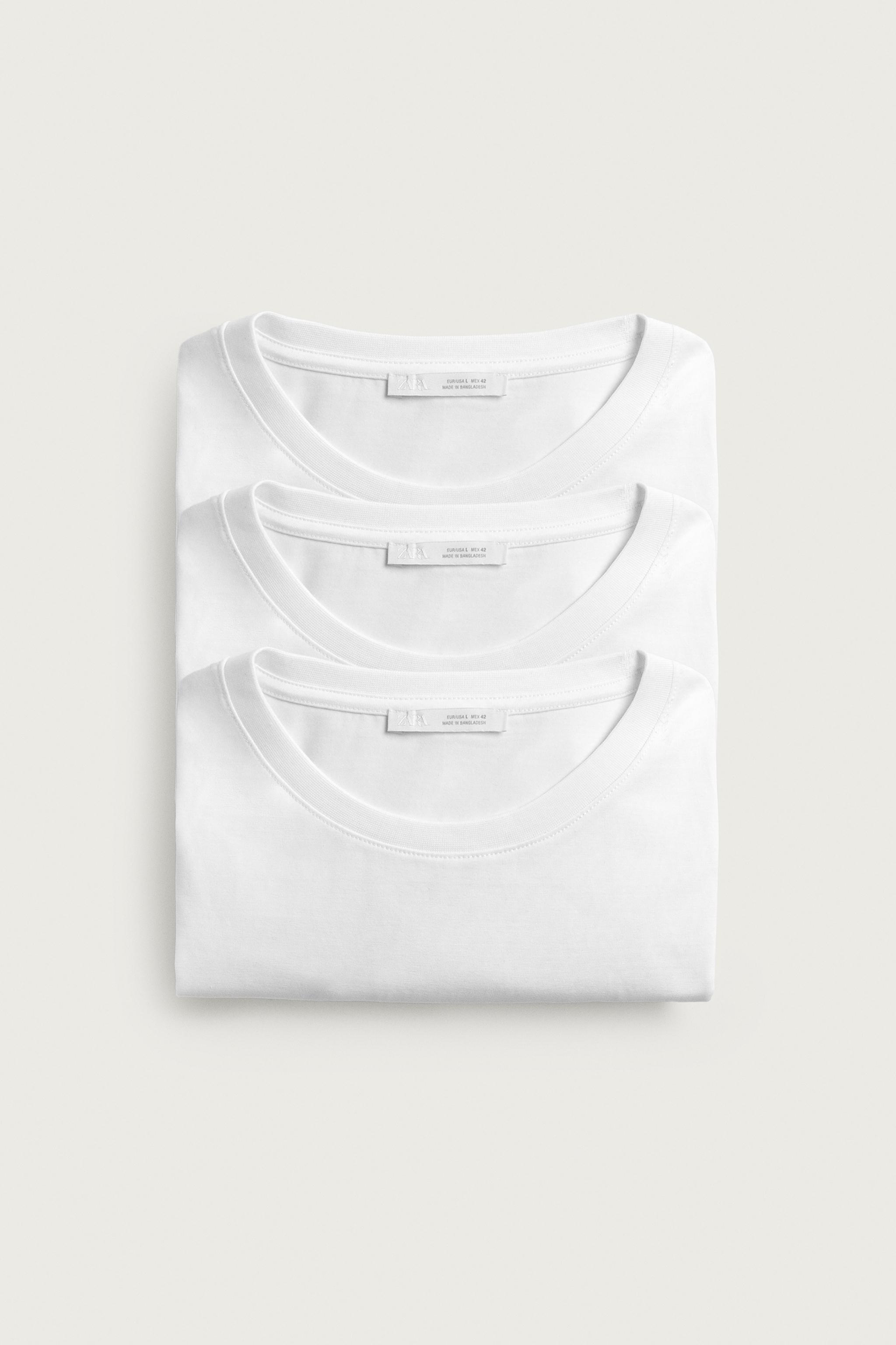 LOT DE 3 T-SHIRTS BASIQUES MEDIUM WEIGHT /02